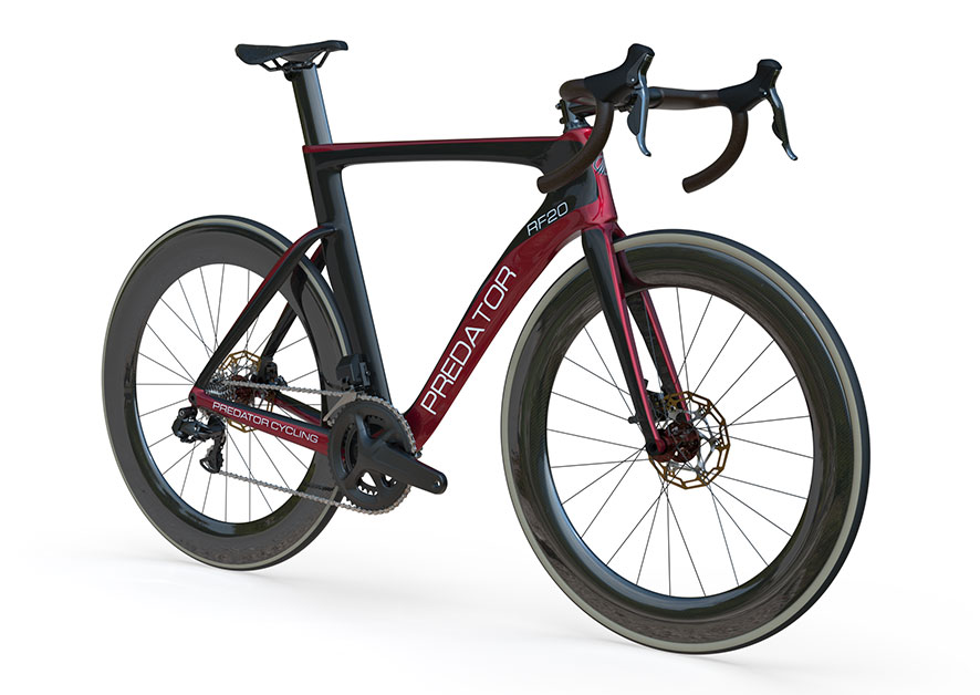 捕食者自行车使用Ansys Discovery帮助设计它的RF20自行车。